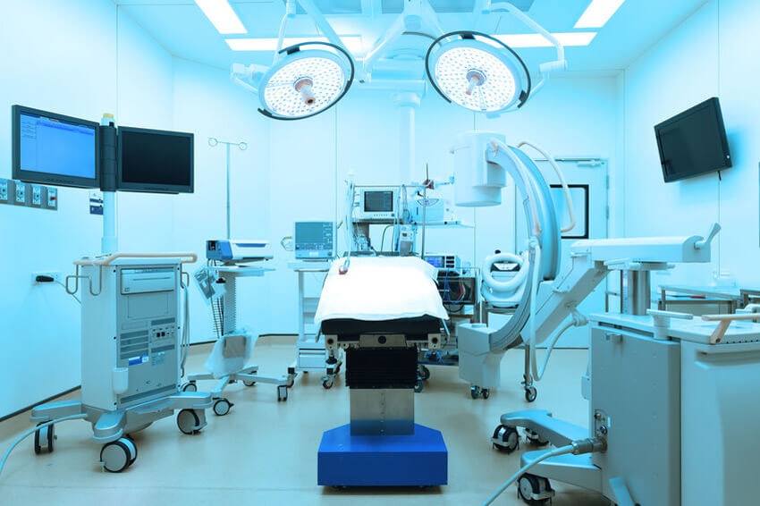 Pulverbeschichtung für Operationszimmer und Krankenhäuser